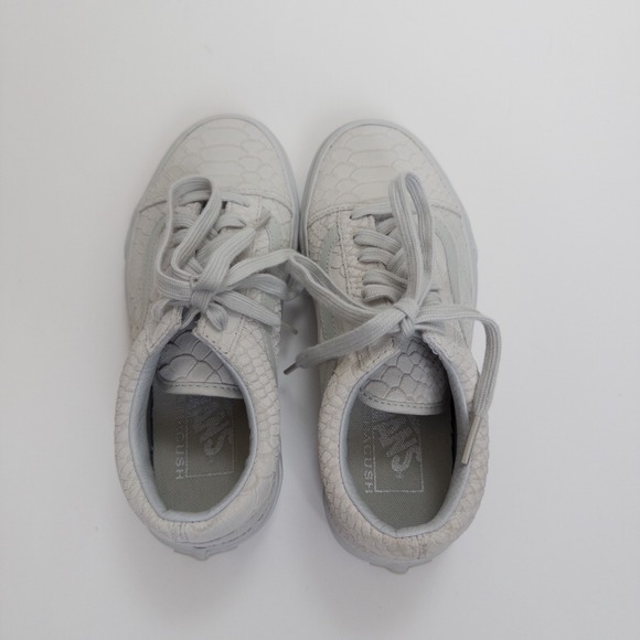 Vans Old Skool DX Mono Python Dawn Blue Women's 5 / Men's 3.5 VN0A32GJLQD - Picture 12 of 16